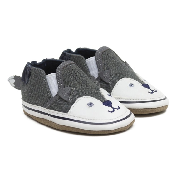 Robeez Baby Boys and Unisex Soft Soles Slip-Resistant Crib Shoes Slippers - Picture 4 of 4